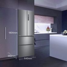 海尔 (Haier )343升风冷无霜法式多门四门冰箱  三档变温 BCD-343WDPM 家用冰箱