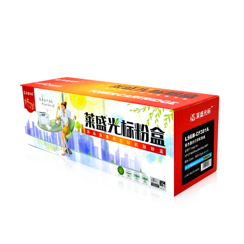 莱盛光标LSGB-CF381A蓝色硒鼓
