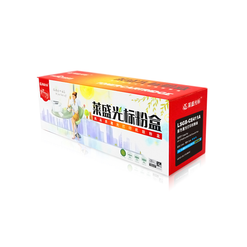 莱盛光标LSGB-CE411A蓝色硒鼓